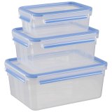 Emsa Food Clip&Close 508567 3p Set transparent/blue #1