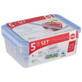 Emsa Food Clip&Close 508568 5 pcs. Set transparent/blue #2