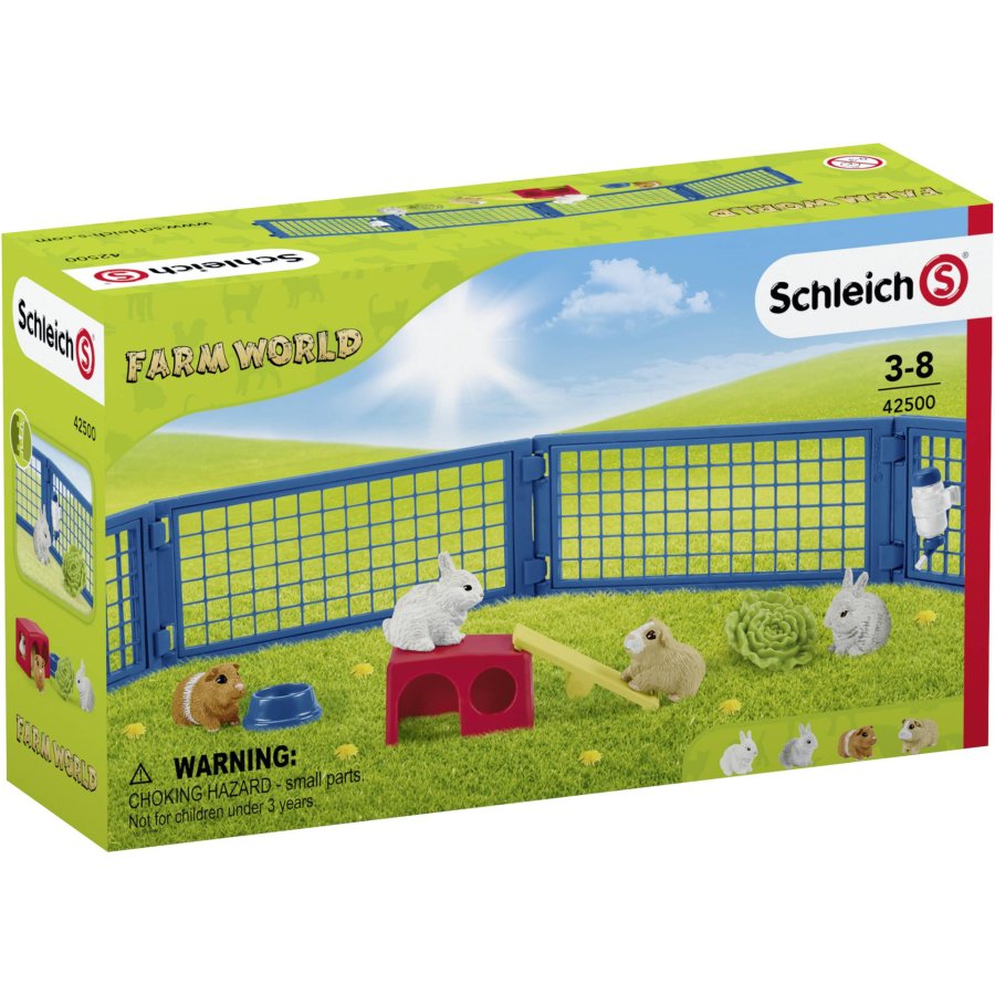 Schleich Farm World        42500 Rabbit and guinea pig hutch #10