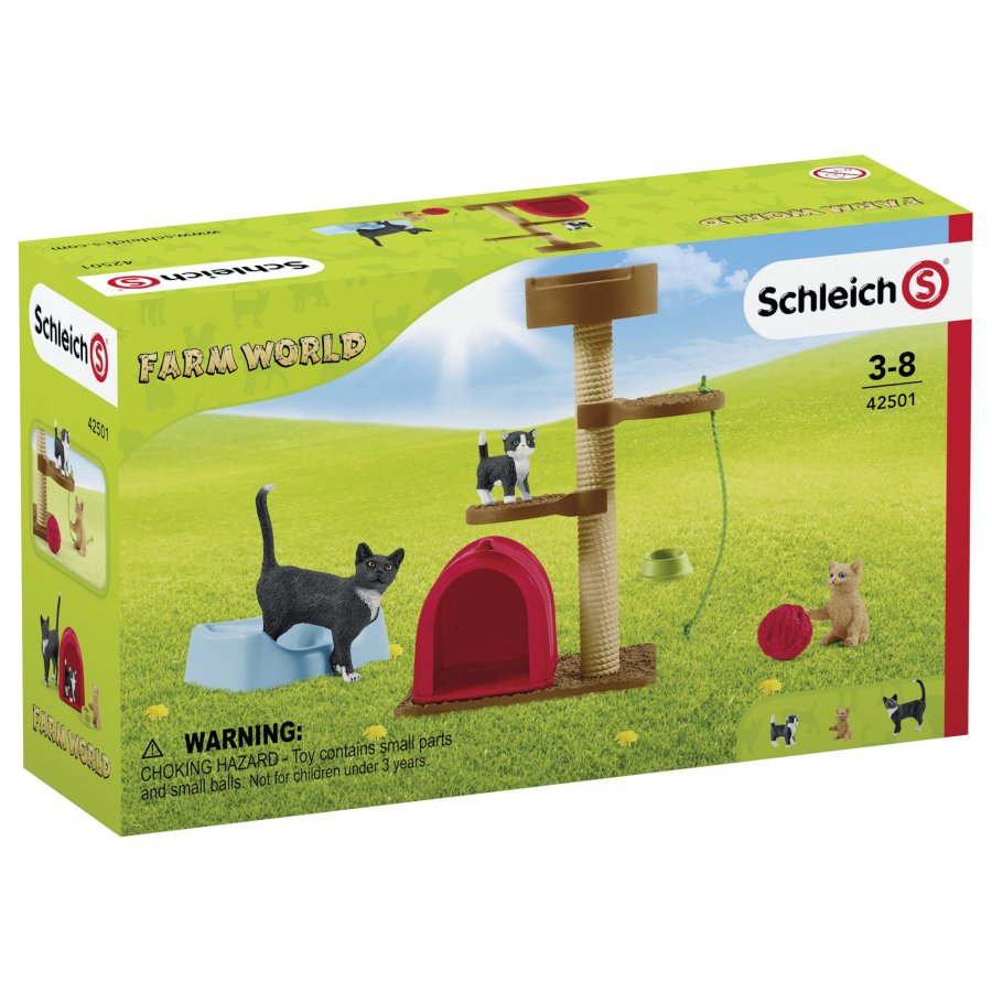 Schleich Farm World        42501 Playtime for cute cats #8