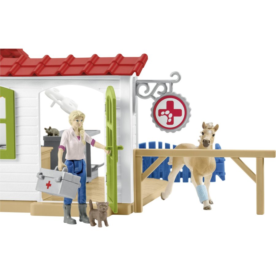 Schleich Farm World        42502 Veterinarian practice with pets #10
