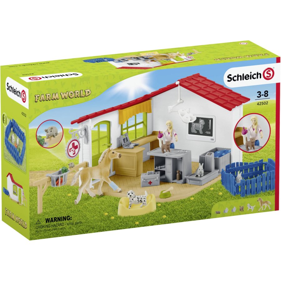 Schleich Farm World        42502 Veterinarian practice with pets #12