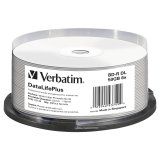 1x25 Verbatim BD-R Blu-Ray 50GB 6x Speed printable Cakebox #1
