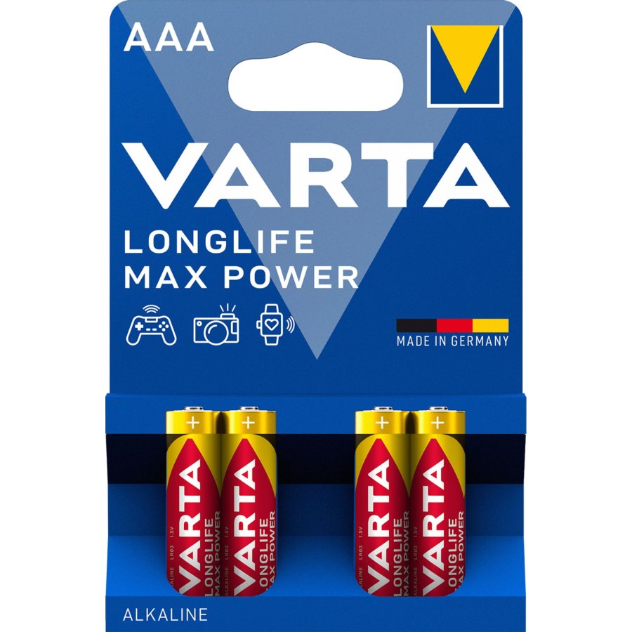 10x4 Varta Longlife Max Power Micro AAA LR03 VPE Inner Box #1