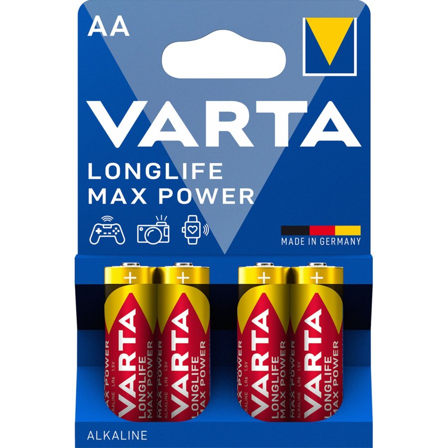 20x4 Varta Longlife Max Power Mignon AA LR06 VPE Inner Box #1