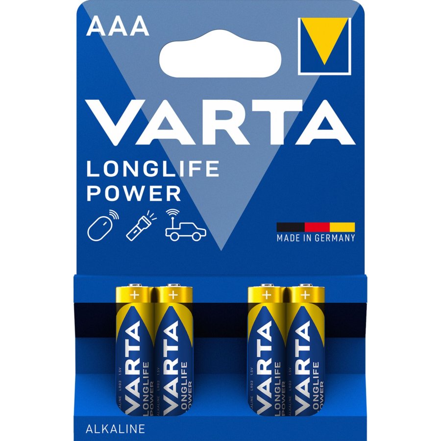 50x4 Varta Longlife Power Micro AAA LR03       VPE Master Box #1