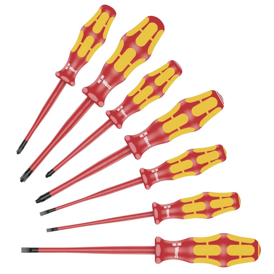 WERA 160 iSS/7 Kraftform Plus Series 100 screwdriver set #1