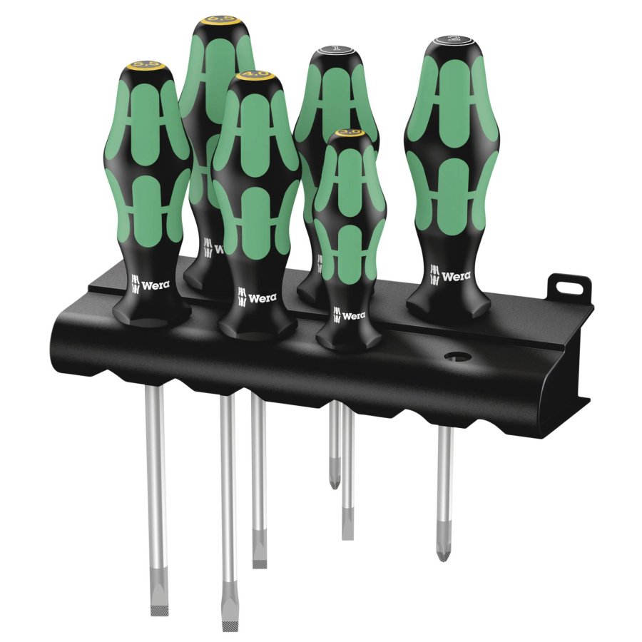 WERA 334/355/6 Kraftform Plus Lasertip screwdriver set #1