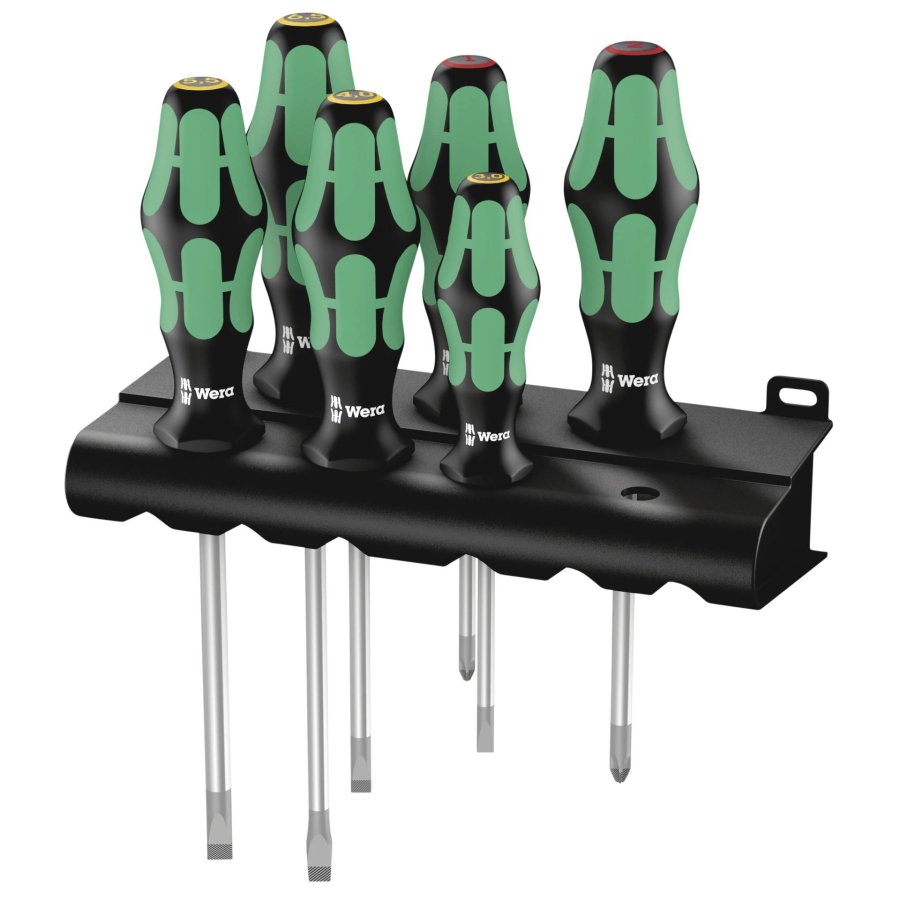 WERA 334/6 Kraftform Plus Lasertip screwdriver set #1