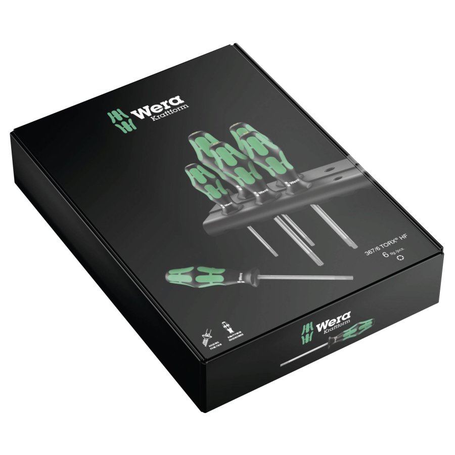 WERA 367/6 TORX HF Kraftform Plus screwdriver set #2