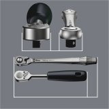 WERA 8004 A Zyklop met. ratchet 1/4  drive #5