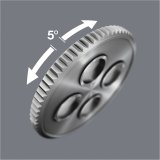 WERA 8100 SA 2 Zyklop Speed Ratched set 1/4  drive #7