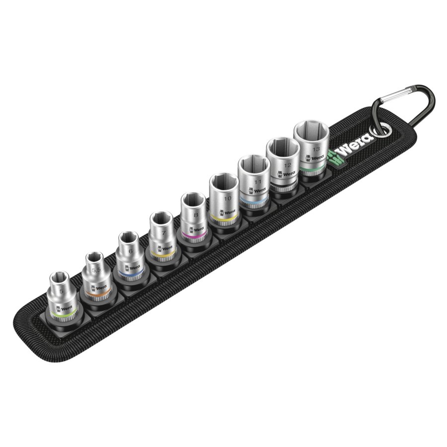 WERA Belt A 4 Zyklop 1/4 socket set #1