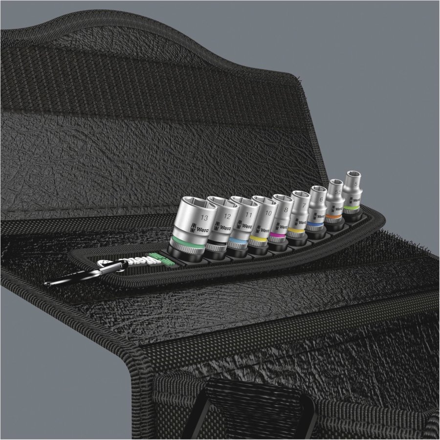 WERA Belt A 4 Zyklop 1/4 socket set #8