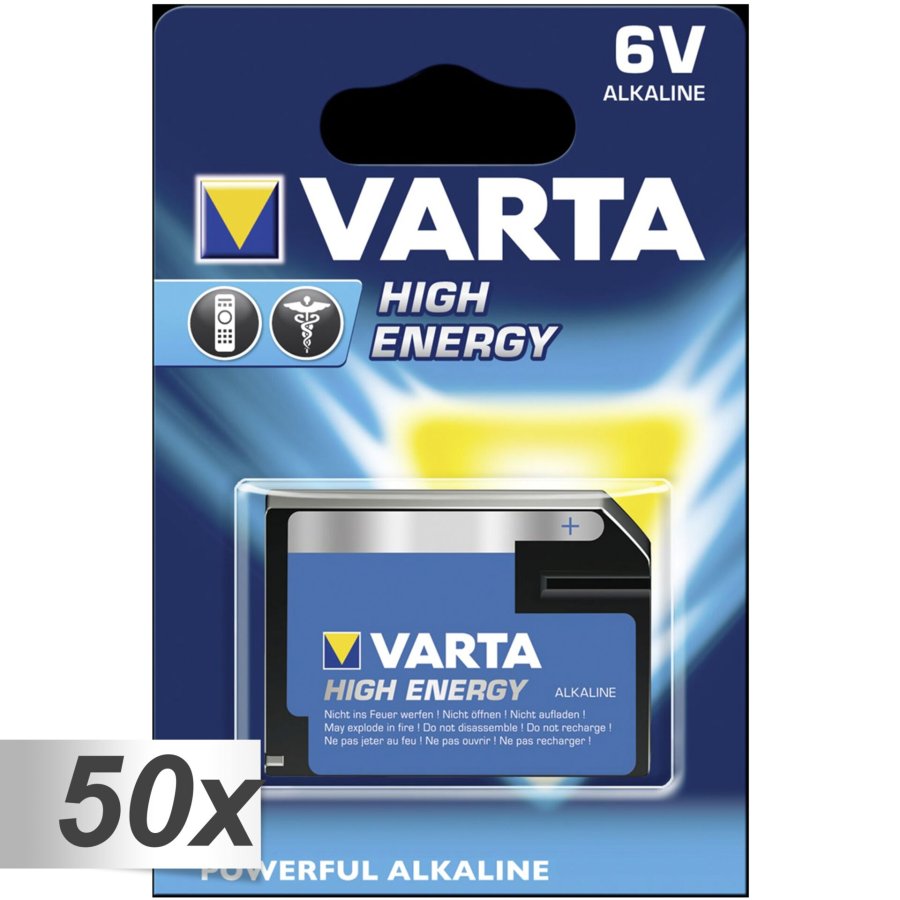 50x1 Varta Longlife Power Flat Pack 4 LR 61      PU master box #1