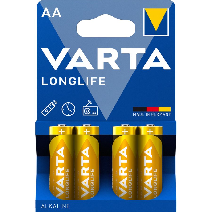 100x4 Varta Longlife Extra Mignon AA LR 6     PU master box #1