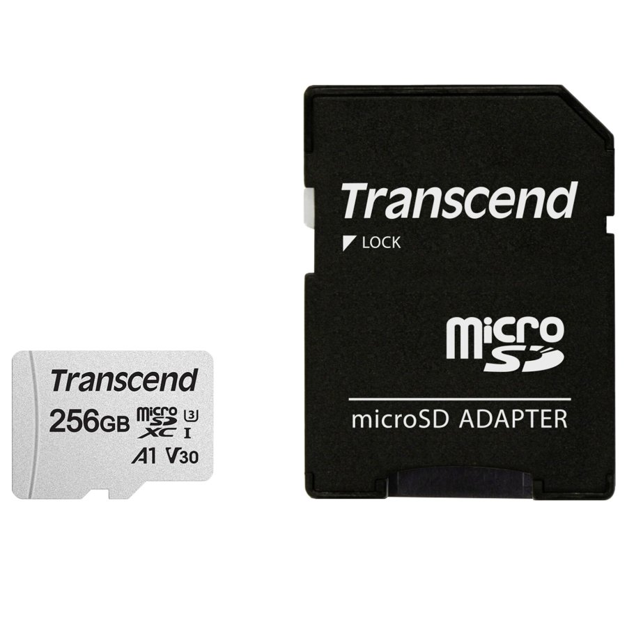 Transcend microSDXC 300S-A 256GB Class 10 UHS-I U3 V30 A1 #1