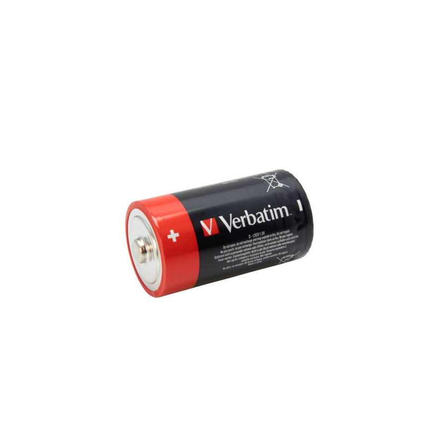1x2 Verbatim Alkaline battery Mono D LR 20               49923 #2