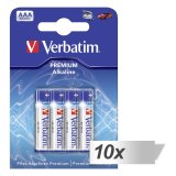 10x4 Verbatim Alkaline battery Micro AAA LR 03            49920 #1