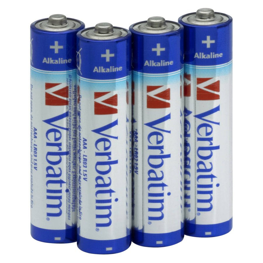 10x4 Verbatim Alkaline battery Micro AAA LR 03            49920 #2