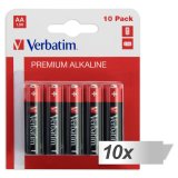 10x10 Verbatim Alcaline battery Migono AA LR 06            49875 #1