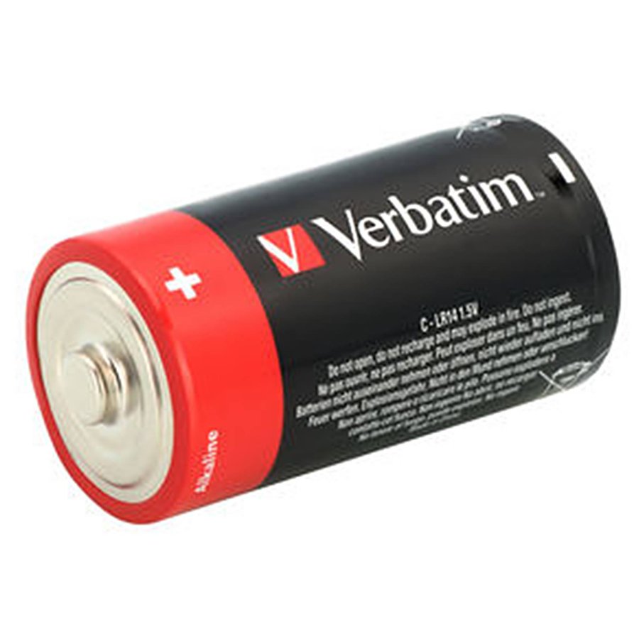 10x2 Verbatim Alkaline battery Baby C LR 14               49922 #2