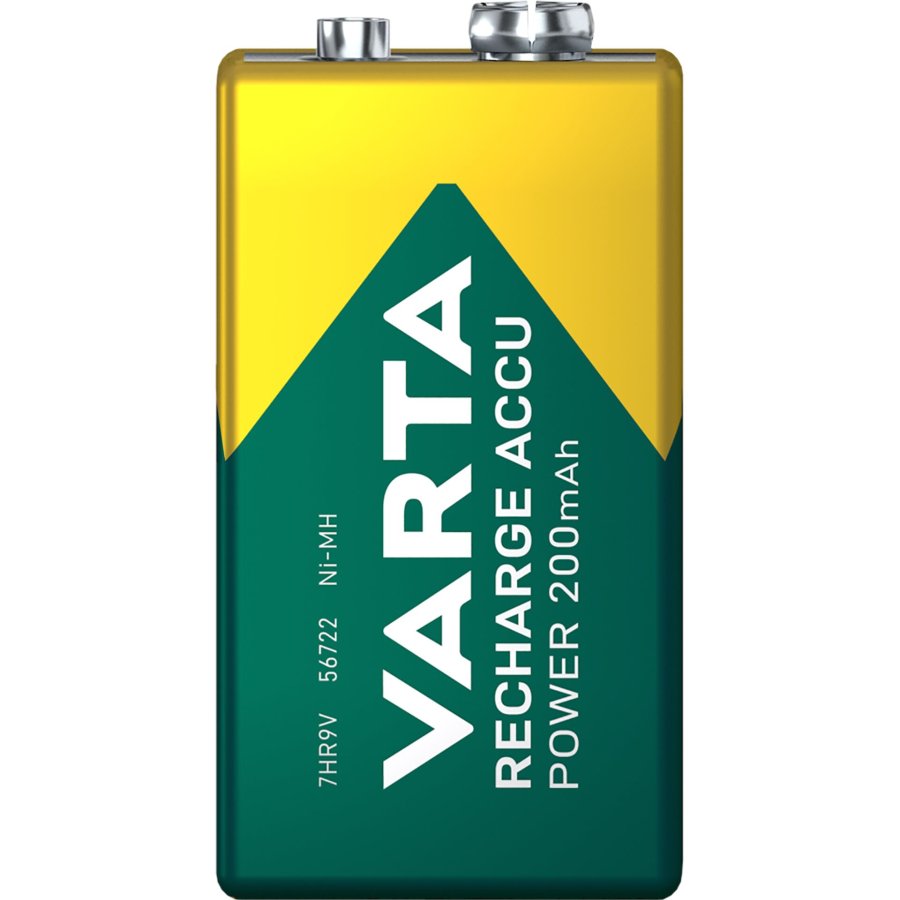 10x1 Varta Rechargeable Accu NiMh 200 mAh 9V-Block #2