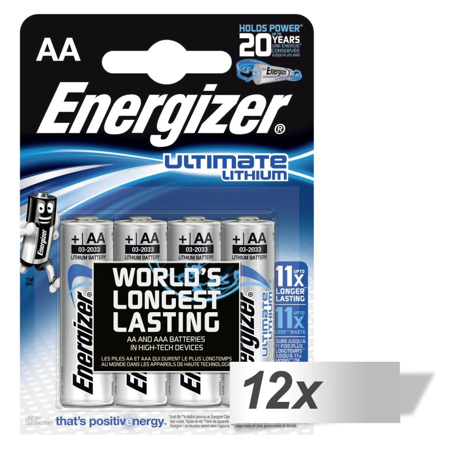 12x4 ENERGIZER Ultimate Lithium Mignon AA LR 6 1,5V #1