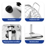 ProfiCare PC-VL 3064 MS 40 cm Metall Stand-Ventilator     inox #6