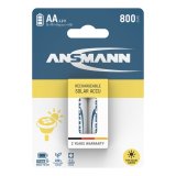 12x2 Ansmann maxE NiMH bat. Mignon AA 800 mAh SOLAR  5035513 #1