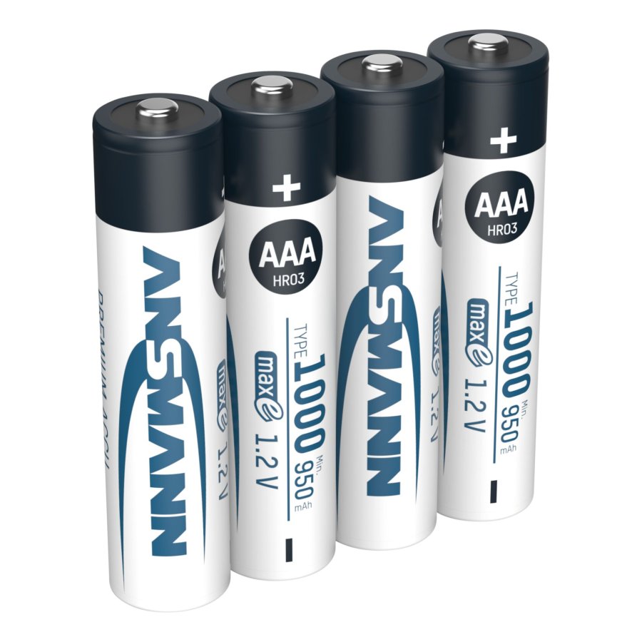 12x4 Ansmann NiMH bat. 1000 Micro AAA 950 mAh #2