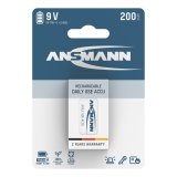 6x1 Ansmann maxE NiMH bat. 9V-Block 200 mAh         5035342 #1