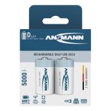 6x2 Ansmann maxE NiMH bat. Mono D 5000 mAh          5030922 #1