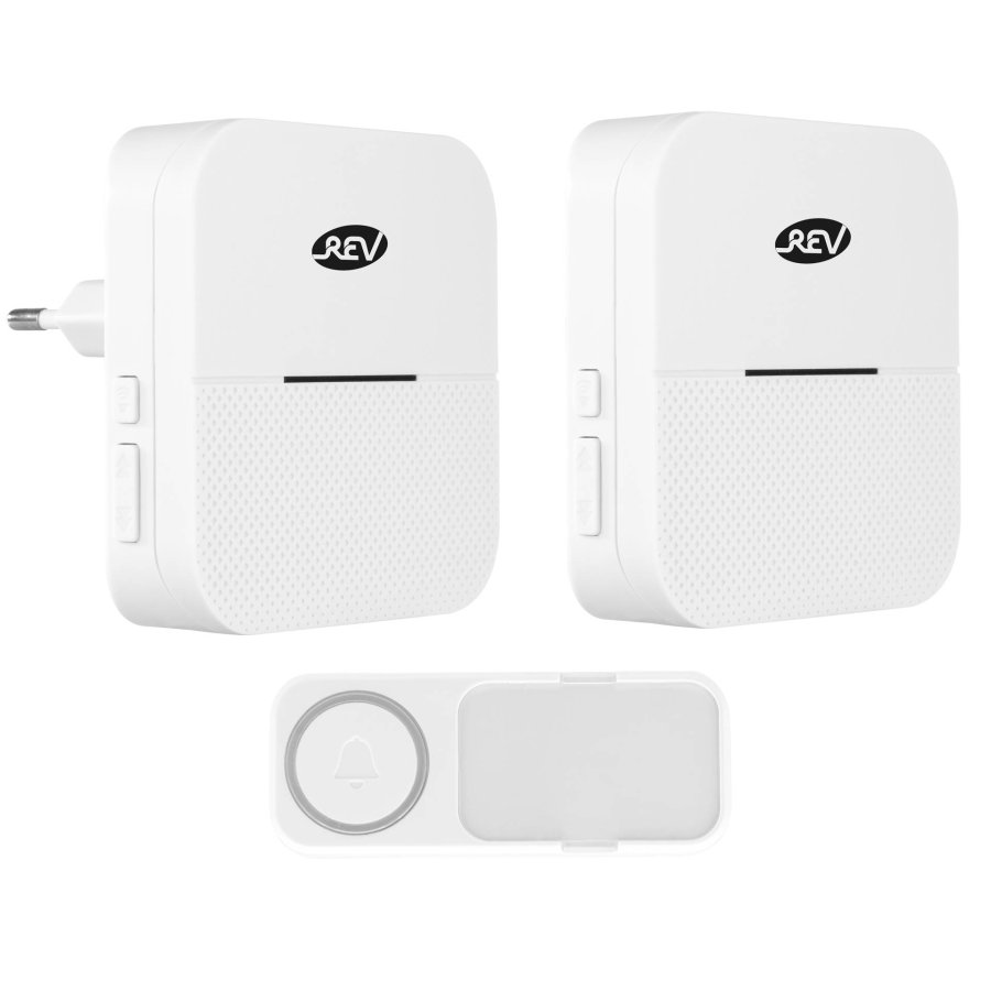 REV Orchestra RC Gong-Set with button white Link2Home #1