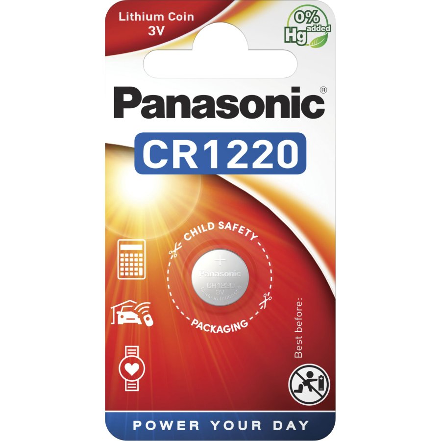 1 Panasonic CR 1220 Lithium Power #1