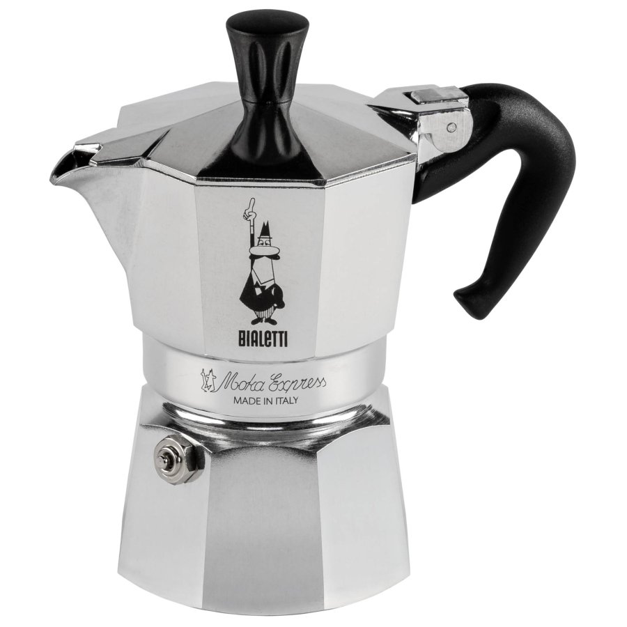 Bialetti Moka Express Moka gryde Aluminium, Sort #1