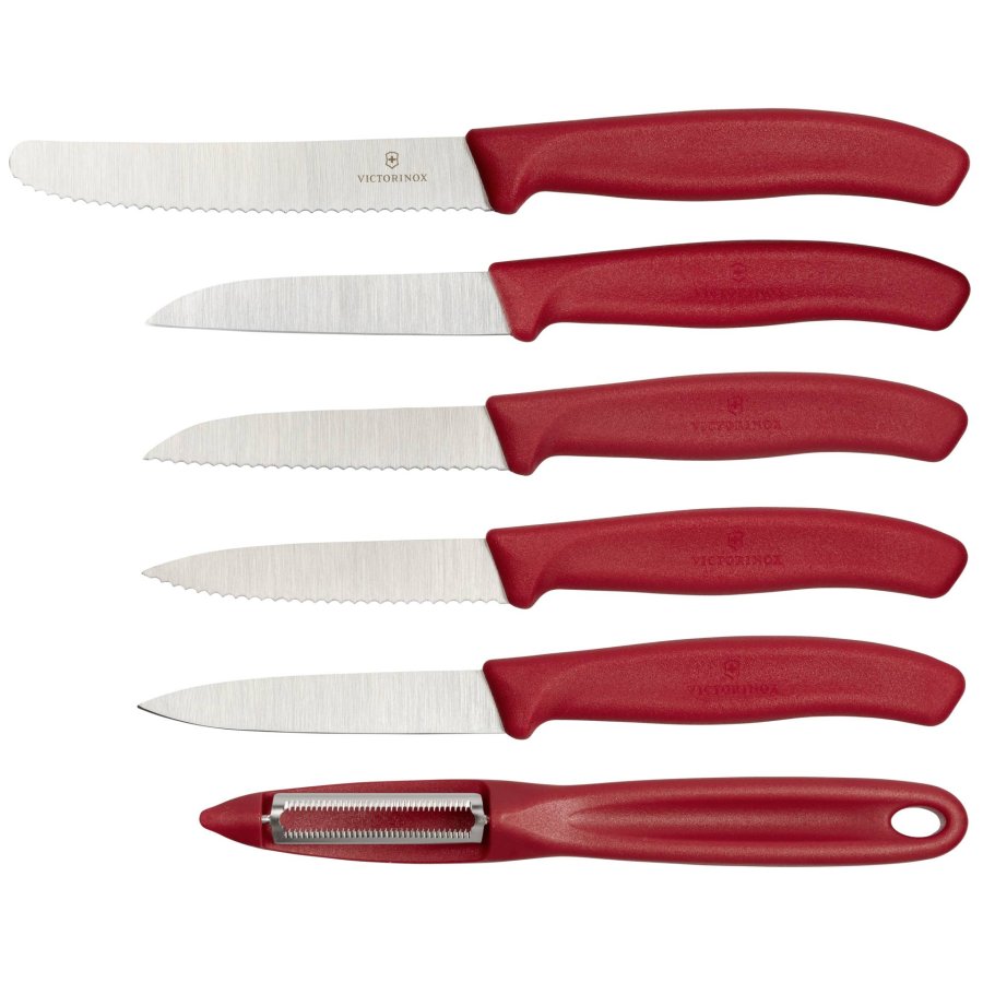 Victorinox Swiss Classic veget. knife-Set 6pc red #1