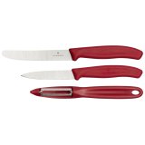 Victorinox Swiss Classic Paring Knife-Set 3 pcs. red #1