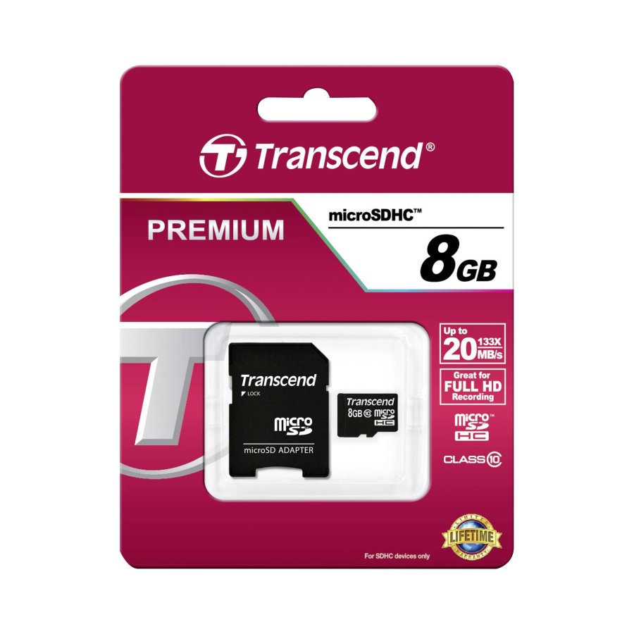 Transcend microSDHC          8GB Class 10 + SD-Adapter #2