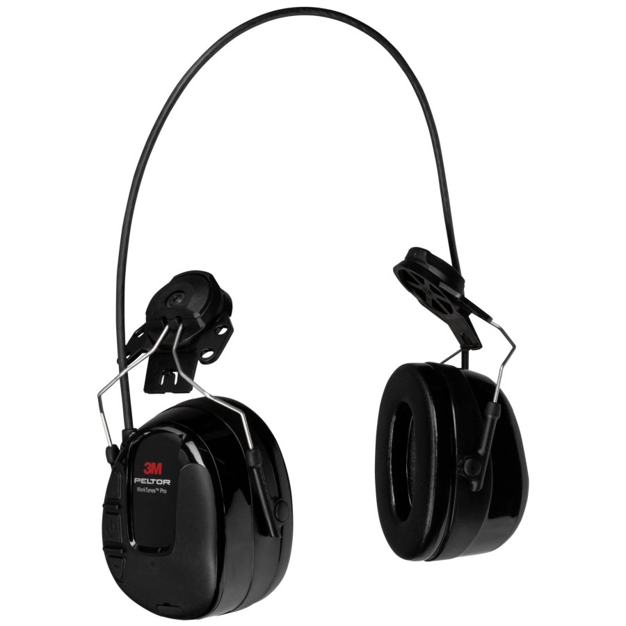 3M Peltor WorkTunes Pro FM Radio Headset Helmet version #1