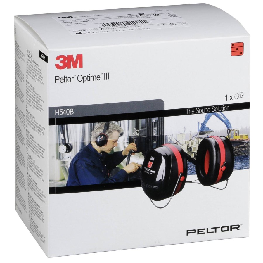 3M Peltor Optime III capsule ear prot. H540B #3