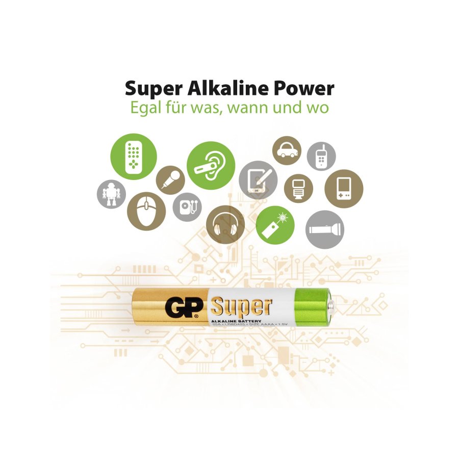 10x2 GP Super Alkaline AAAA Batteries #8