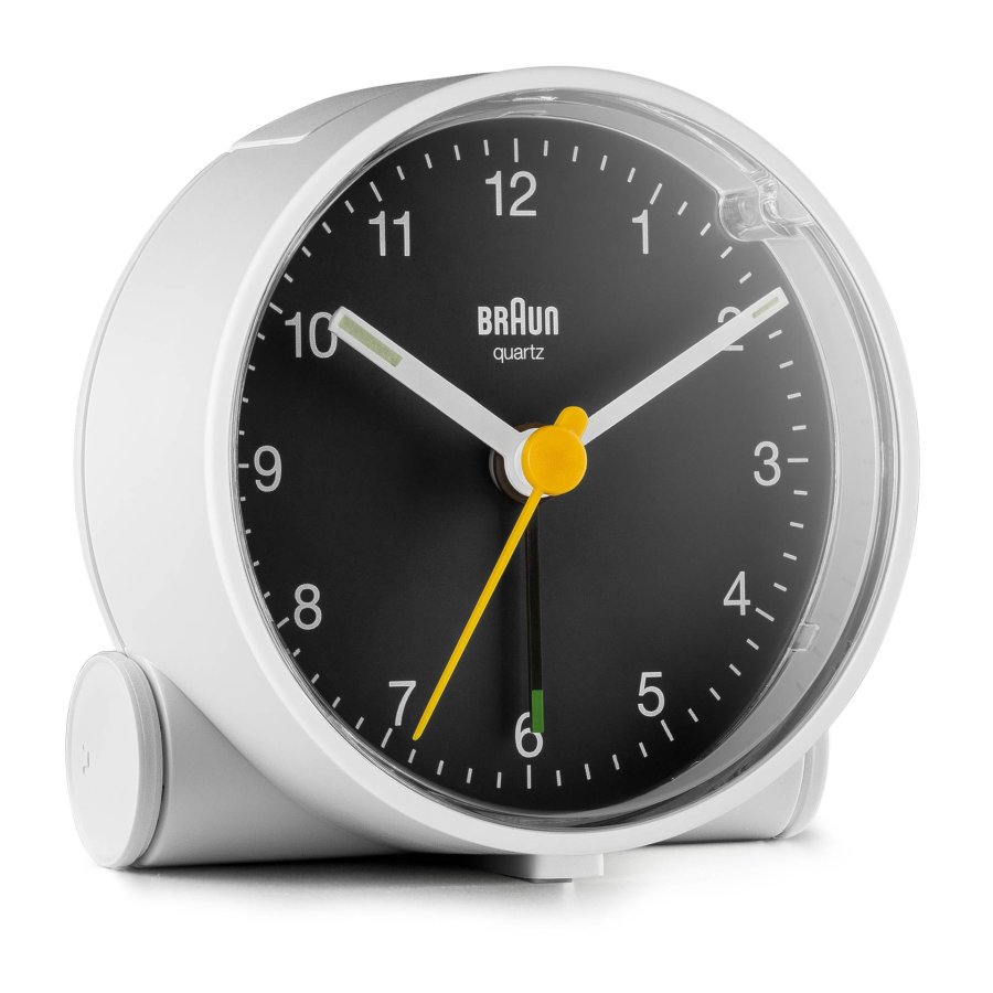 Braun BC 01 WB quartz alarm clock white #1