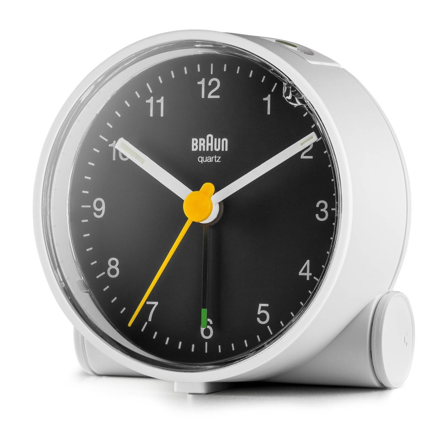 Braun BC 01 WB quartz alarm clock white #3