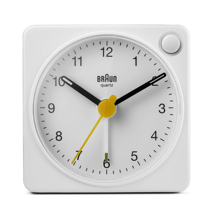 Braun BC 02 XW quartz alarm white with light switch #2