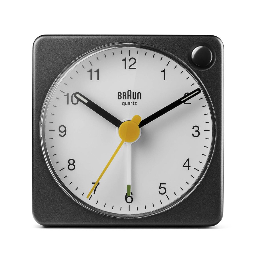 Braun BC 02 XBW quartz alarm black / white with light switch #2
