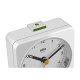 Braun BC 03 W quartz alarm clock analog white #5
