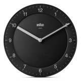 Braun BC 06 B Quartz wall clock analog black #1