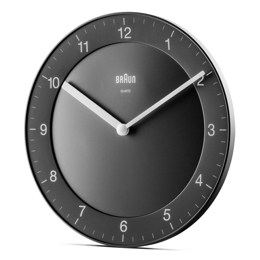Braun BC 06 B Quartz wall clock analog black #3