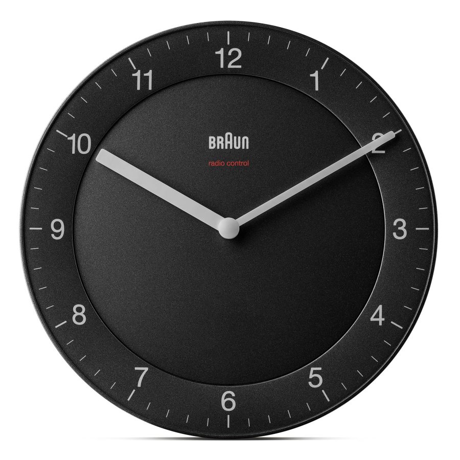 Braun BC 06 B-DCF radio wall clock black #1